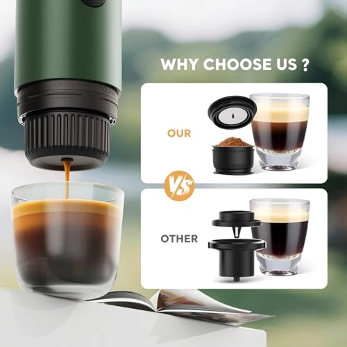 Portable Coffee Maker - powder capsules