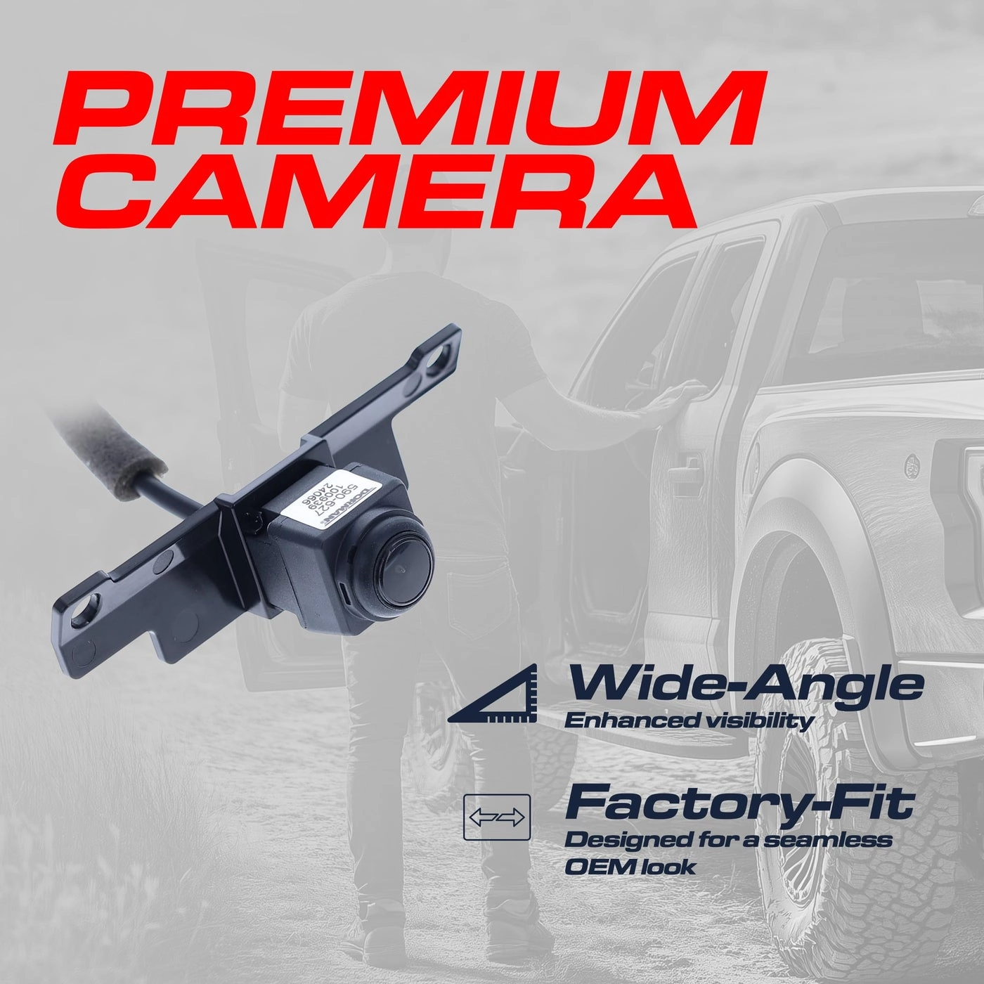 Kia Soul Backup Camera - w/o Satellite Radio w/Parking Line 2014-2016