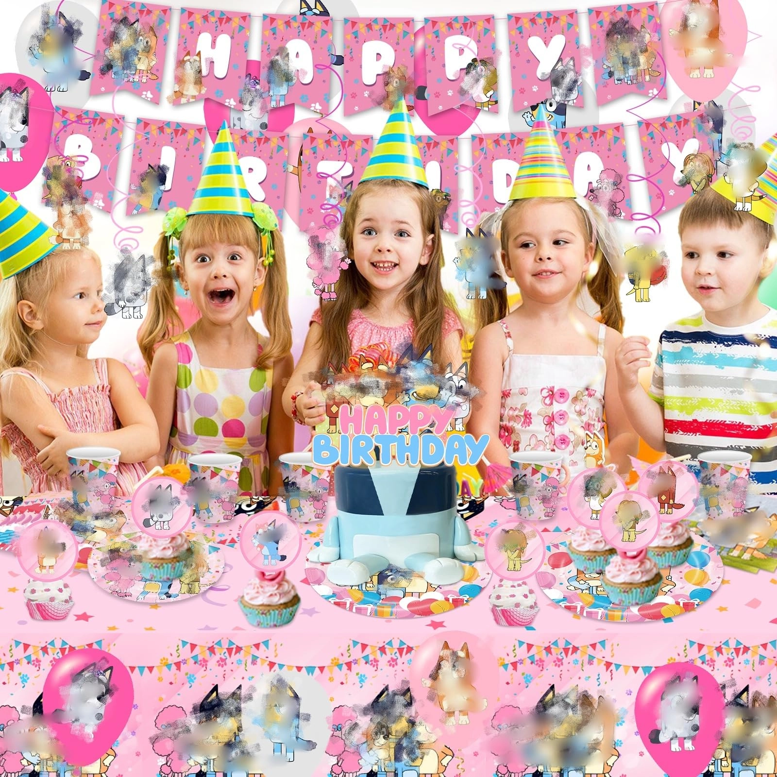 Party Tableware - 103.0 count Birthday