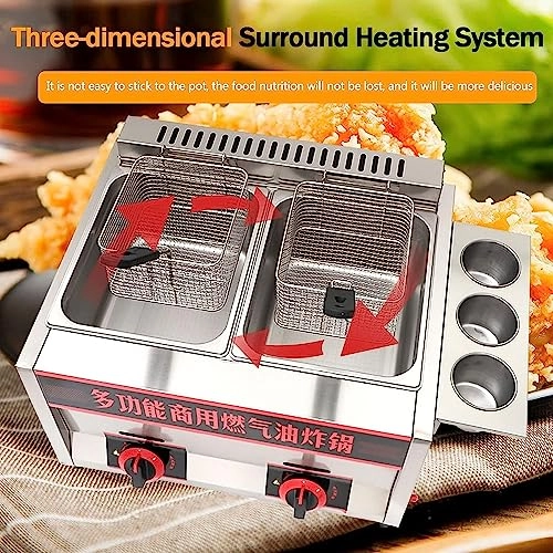 Commercial Countertop Gas Fryer MVVFKF0929
