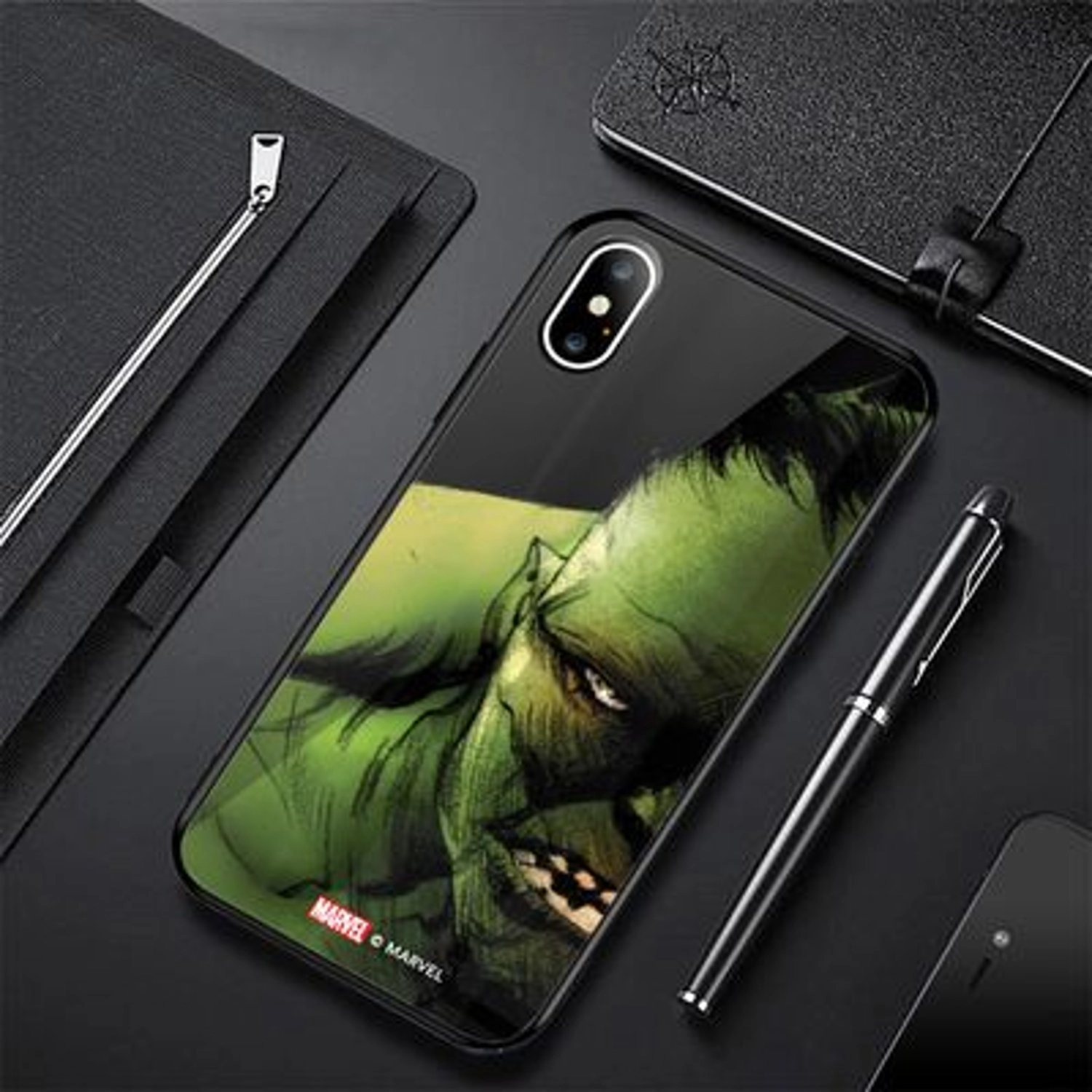 Hulk Half Profile Face Back Case for iPhone Xs Max