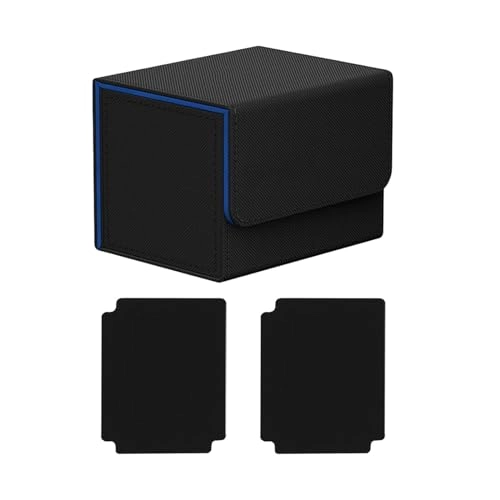 Trading Card Deck Box - PU leather Red