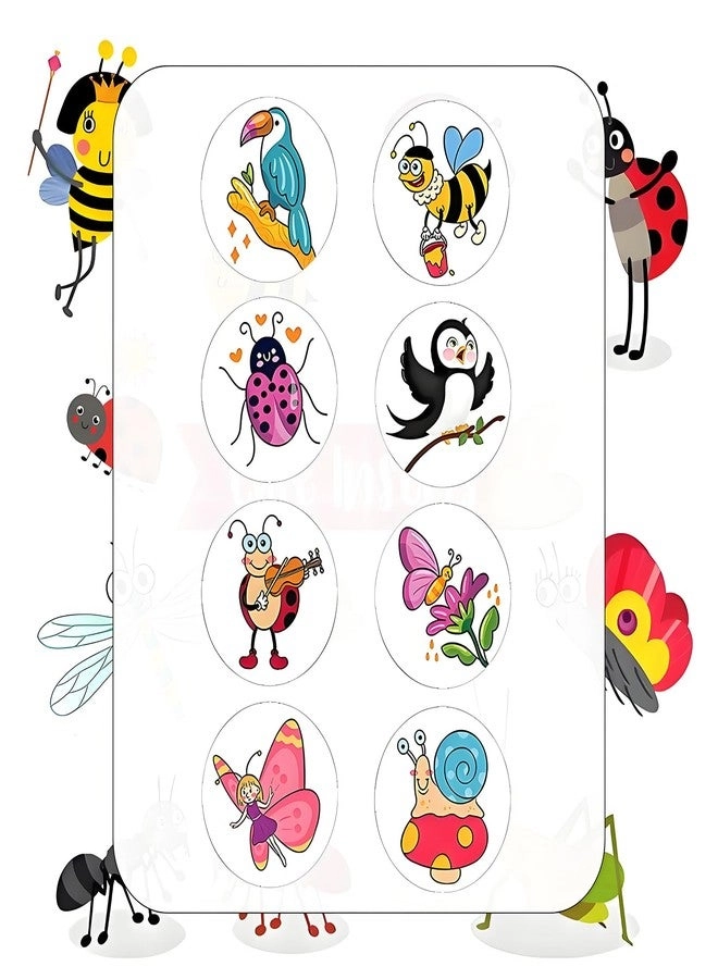 Insect Bug Stickers - 1000 stickers 1.5 inches