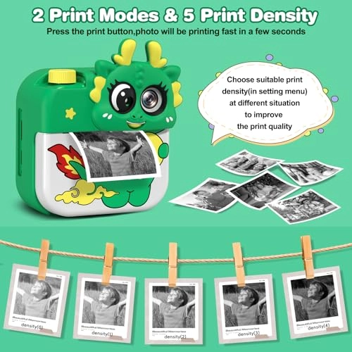 Kids Camera Instant Print - 2.4'' 1080P 32GB