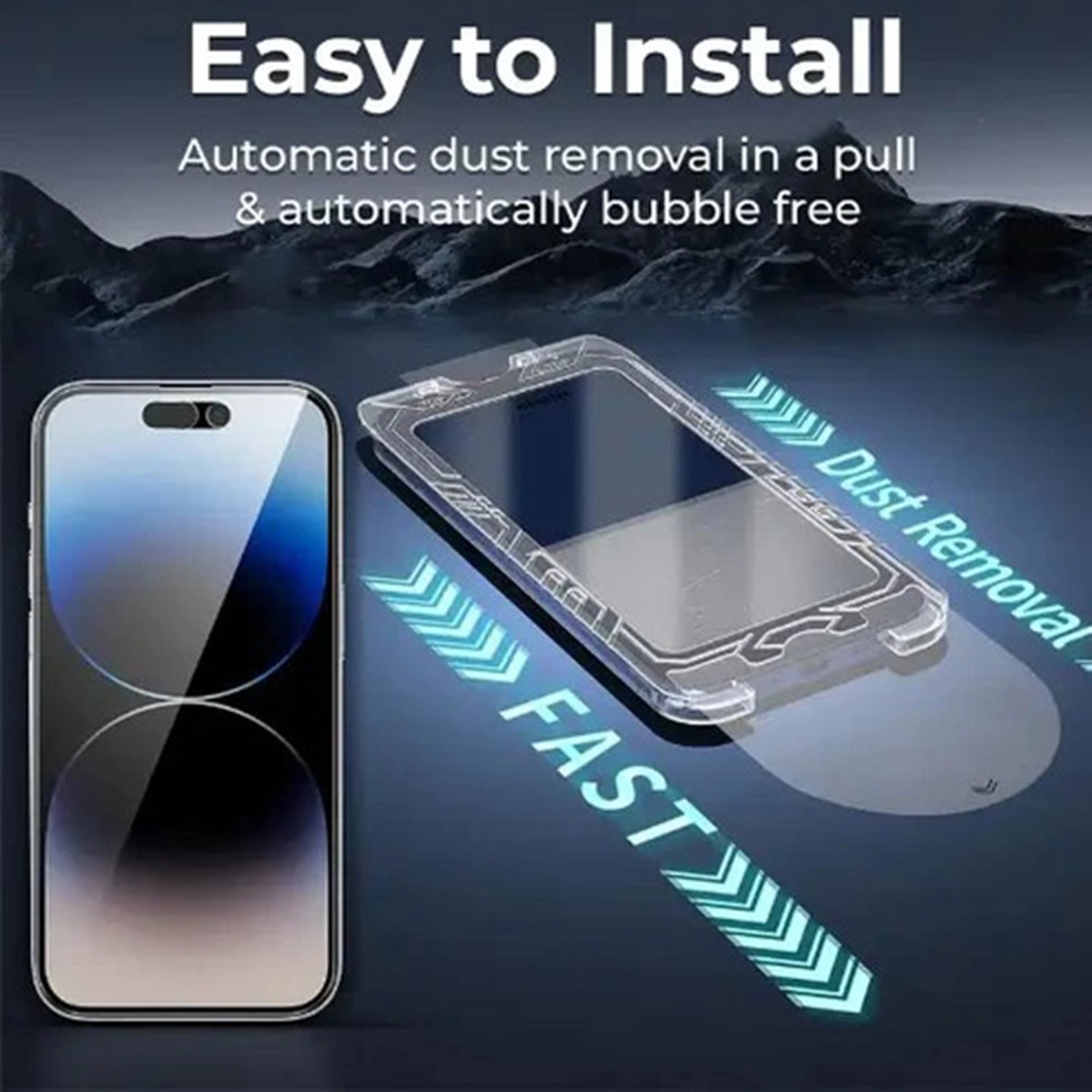 Privacy Screen Protector iPhone 16 Plus - 9H Hardness Tempered Glass