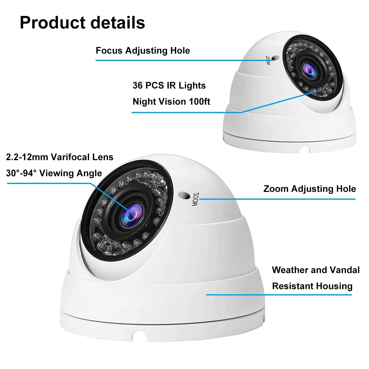 Dome Security Camera 1080p