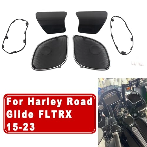 Front Speaker Grill Cover + Glove Box Door Cover - Harley Road Glide 2015-2023