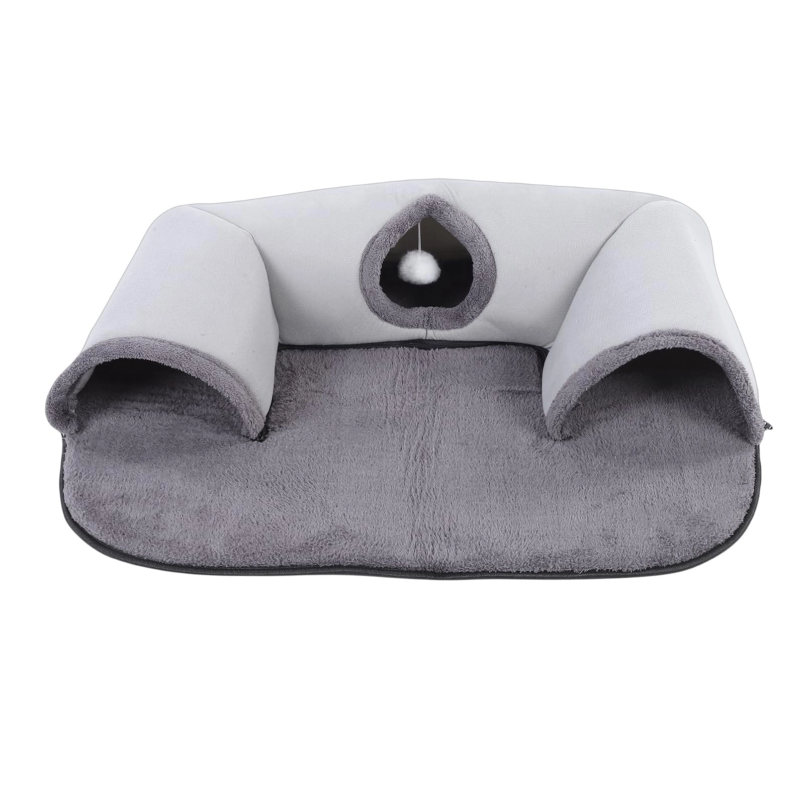Haofy U-Shaped Cat Tunnel Bed - S 2 in 1