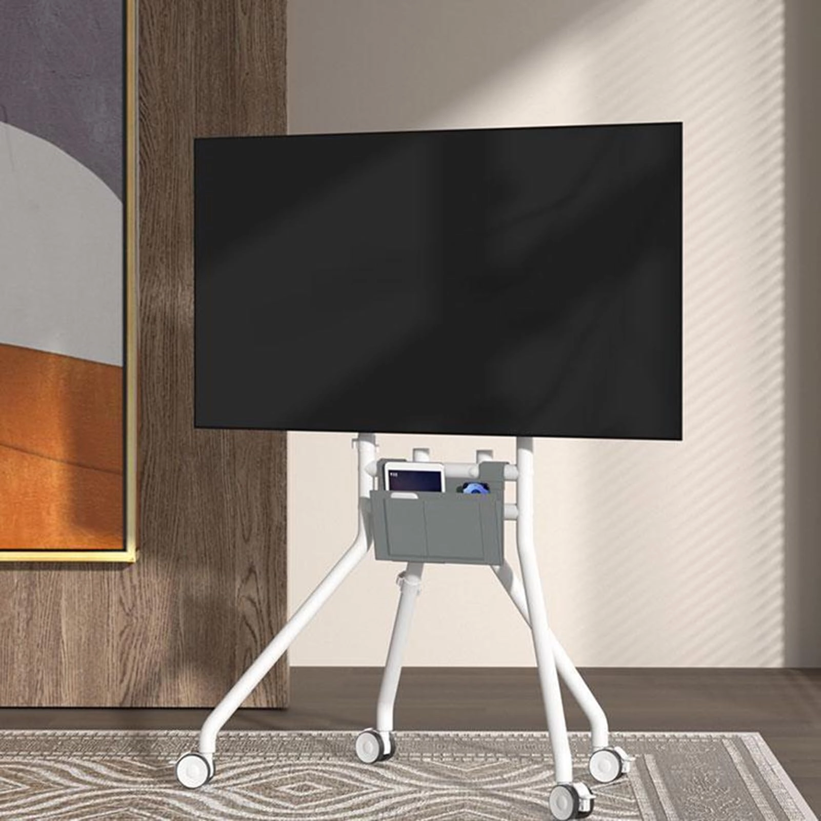 All-In-One Tv Floor Stand - 210kg 50" to 100"