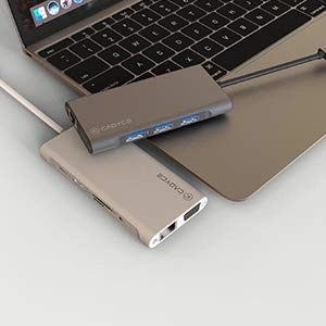 USB-C to USB 3.0 Hub - Gigabit Ethernet HDMI 4k PD Charging 100W