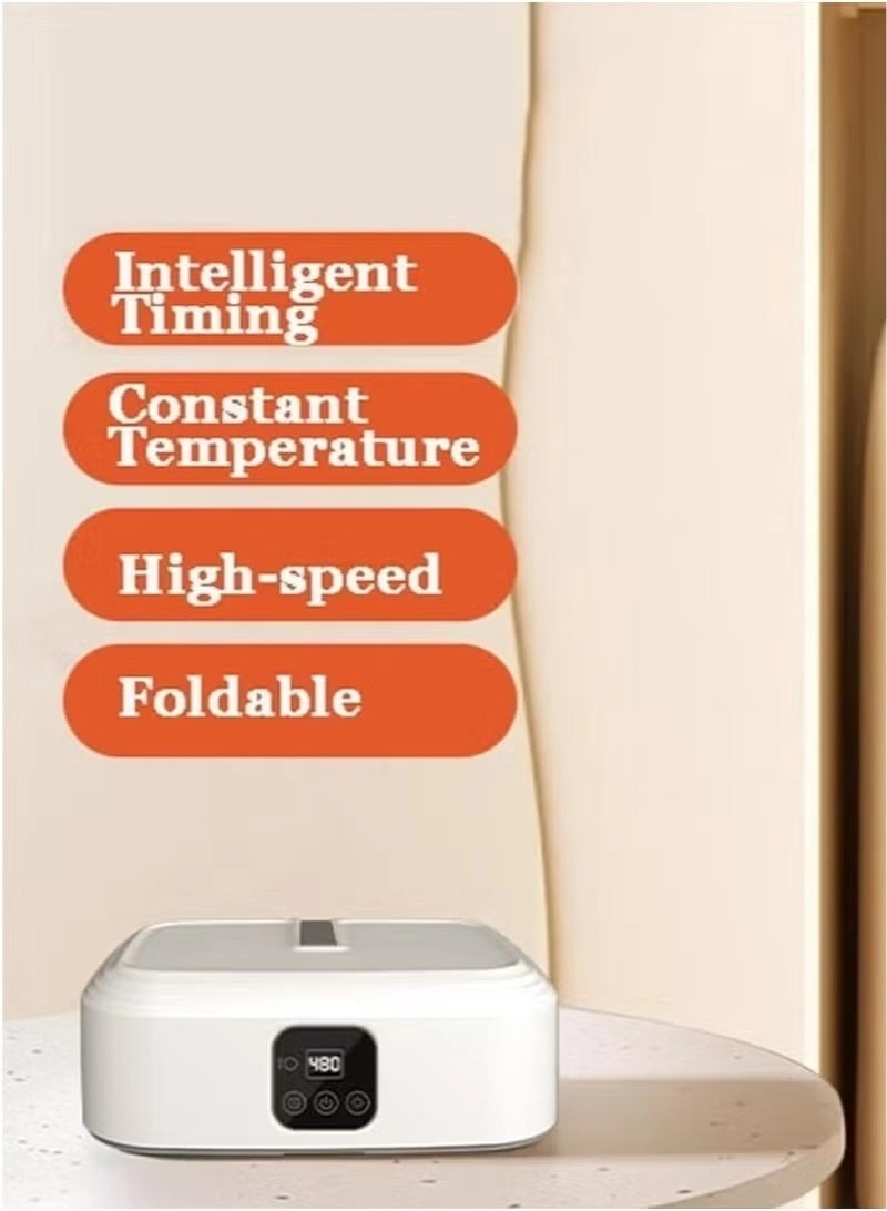 Portable Electric Laundry Dryer - Remote Control Foldable