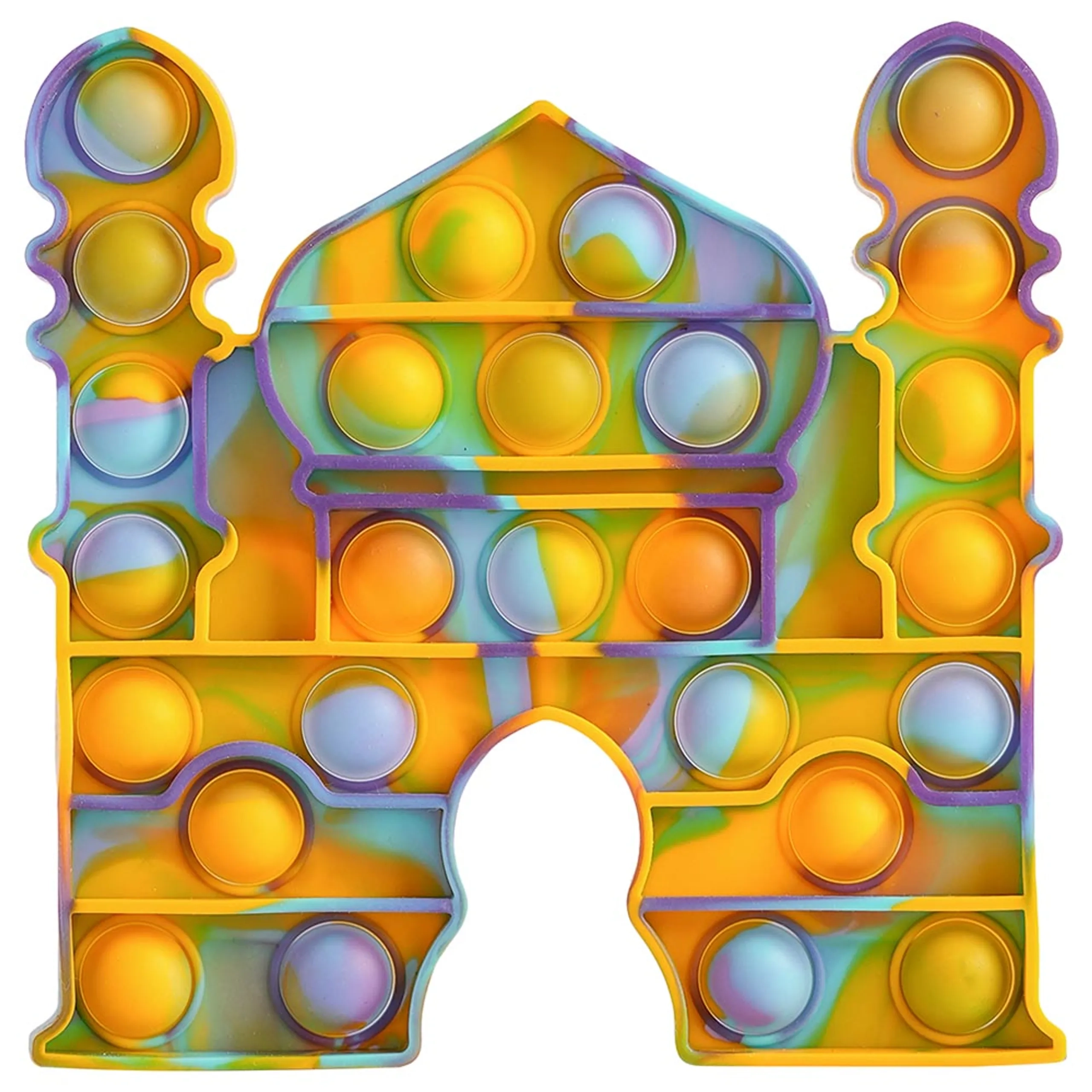 Hilalful Push Pop Toy - Mosque Silicon