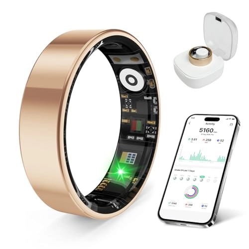 Smart Health Ring - Gold Size 9 IP68