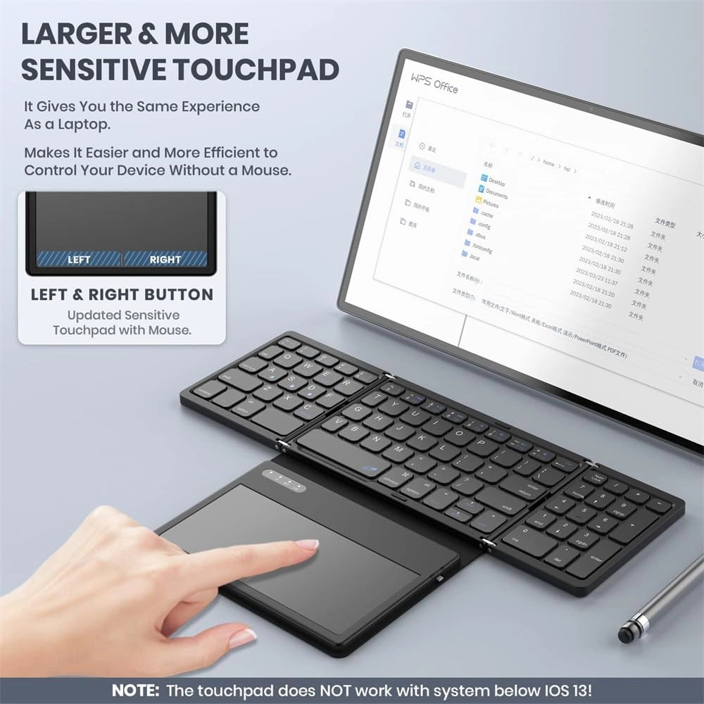 Foldable Bluetooth Keyboard