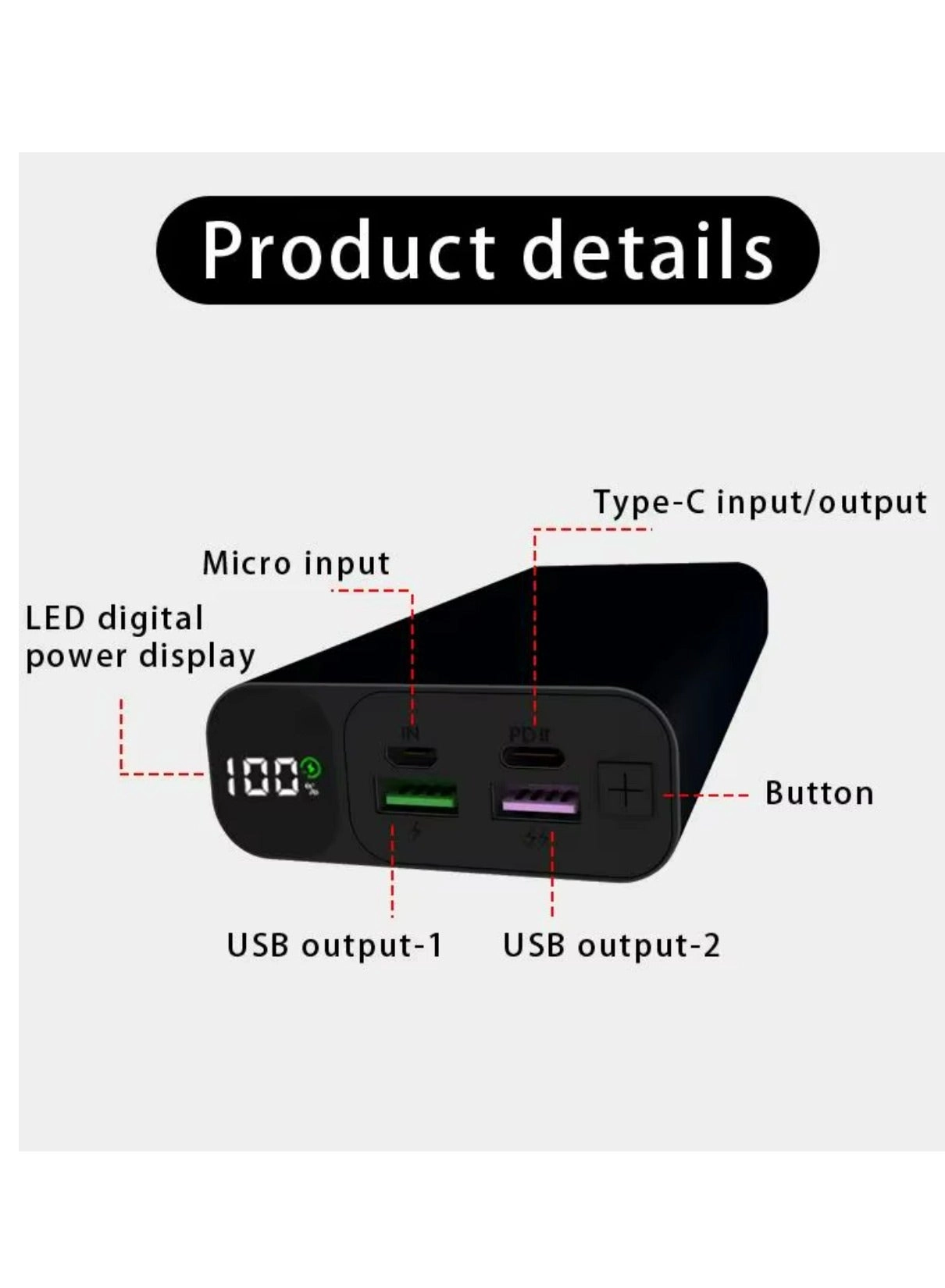 ATOMIC 20K - 20000 mAh 22.5 W
