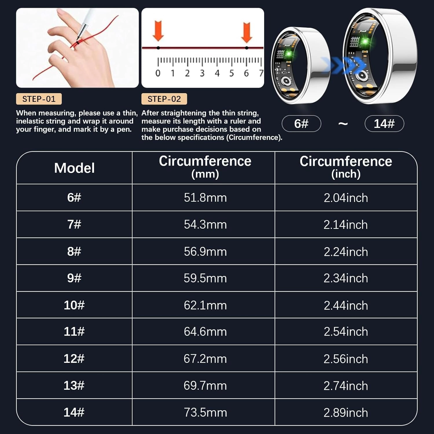 Smart Ring - 7#