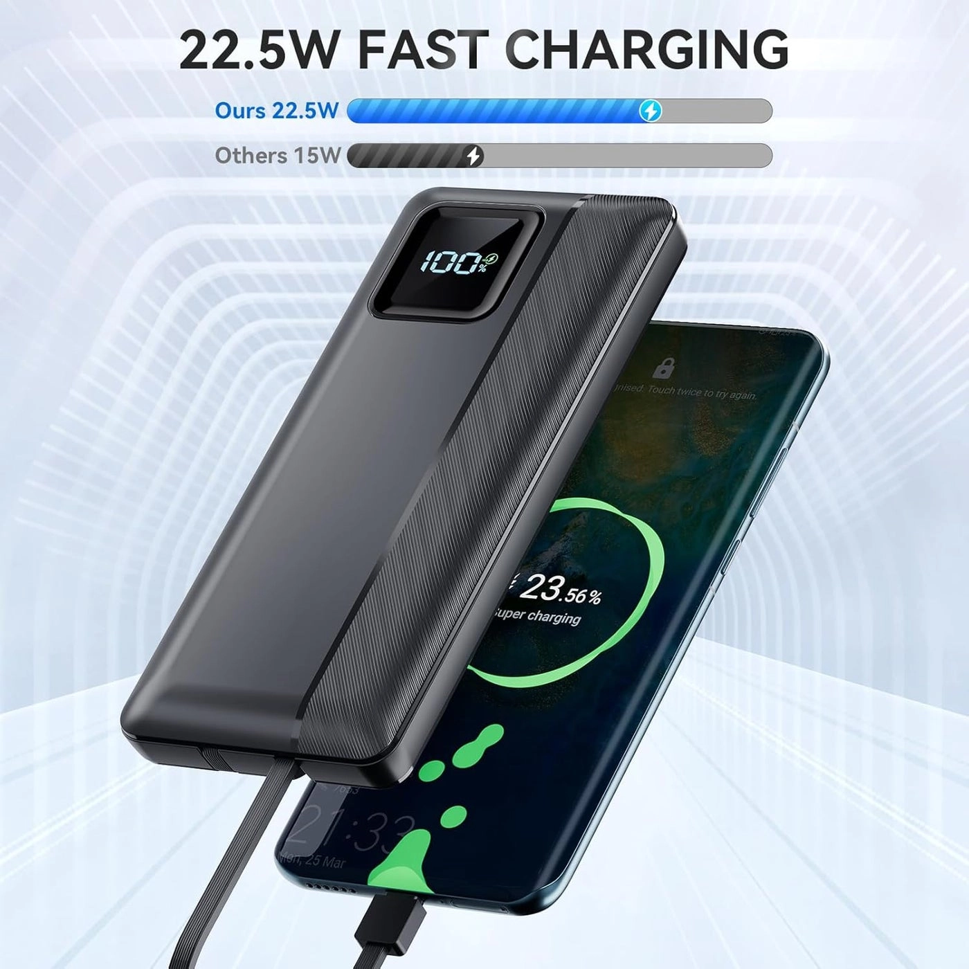 Power Bank - 10000mAh 22.5W Fast Charging