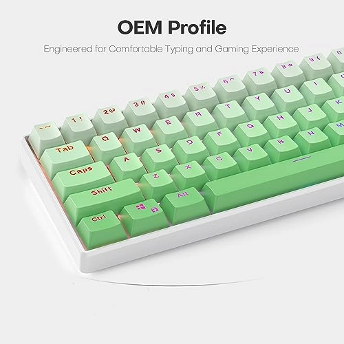 Gradient Color Keycaps - PBT Double Shot 104 Keys OEM Profile