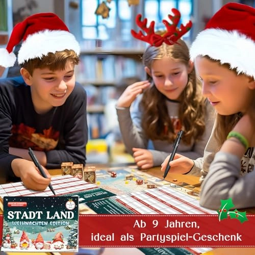 City Country Christmas Word Game - Kid