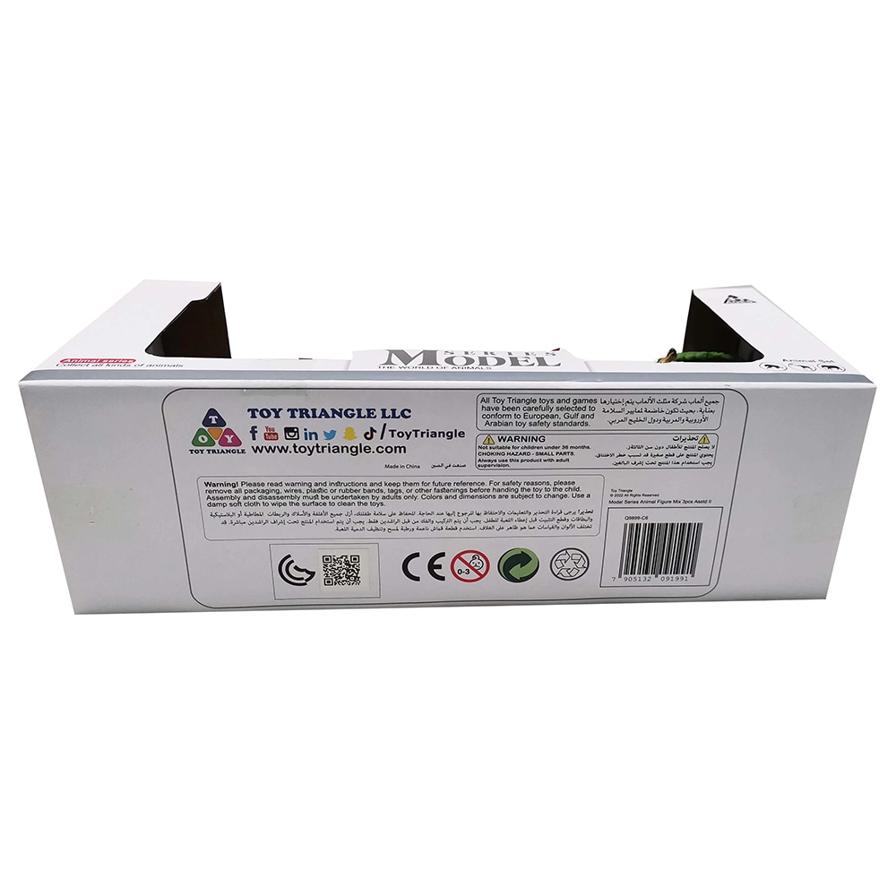 Series Animal Figure Mix - Orangutan + Deer + Kangaroo (TT-TTC-Q9899-C6) 3 pcs