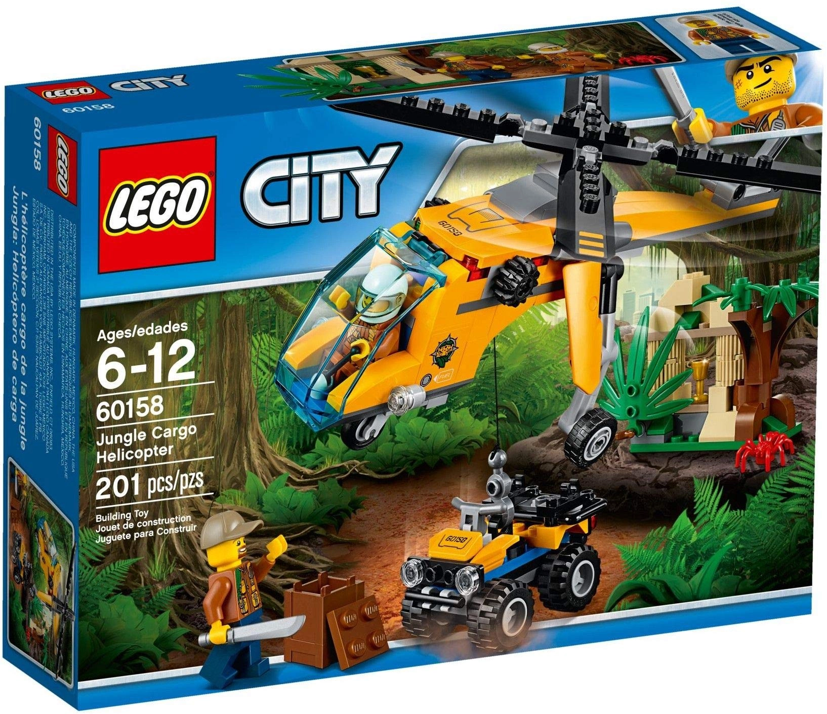 LEGO City Jungle Cargo Helicopter (60158)