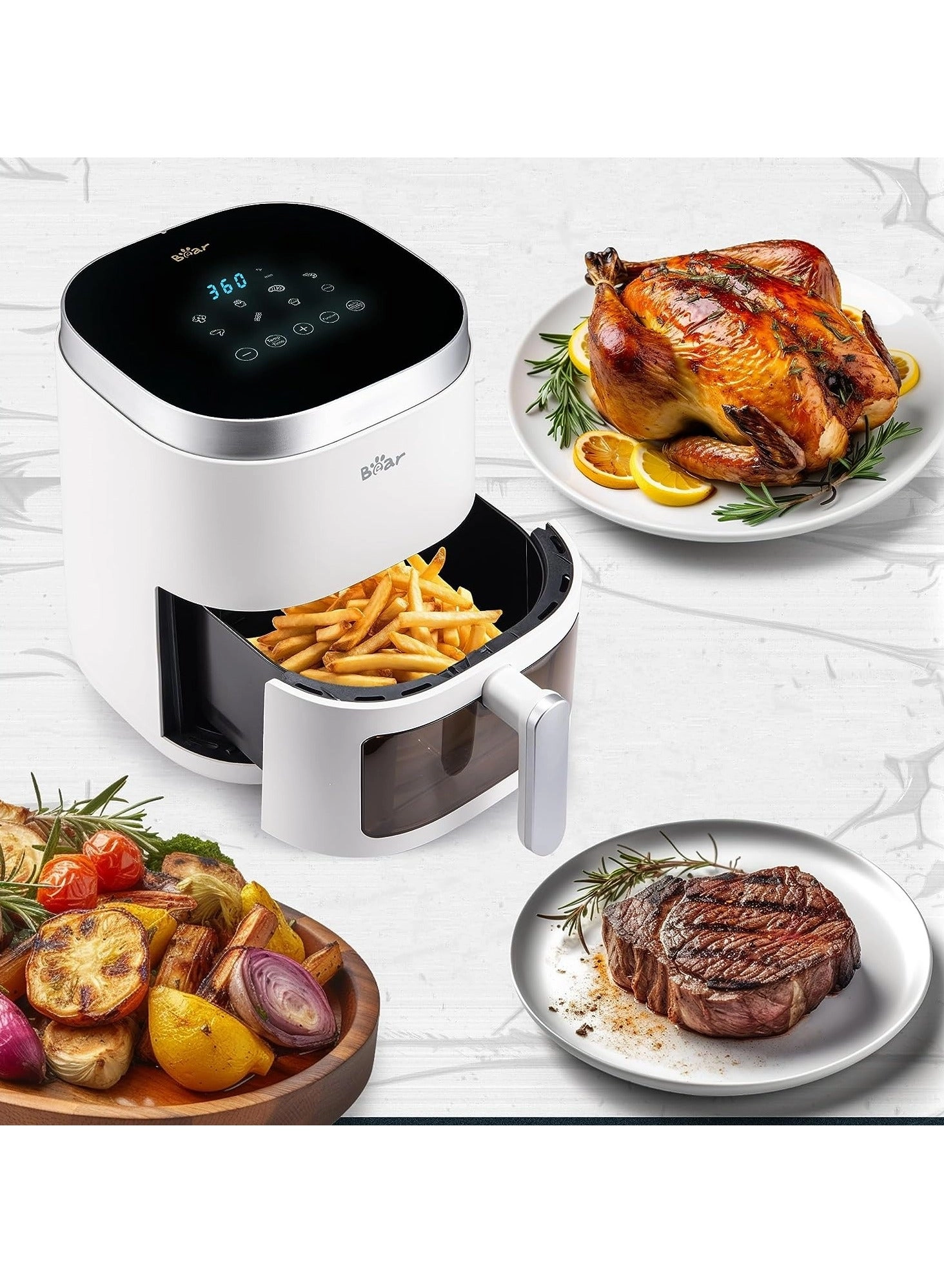 Electric Air Fryer QZG-F15E3 - 5 L