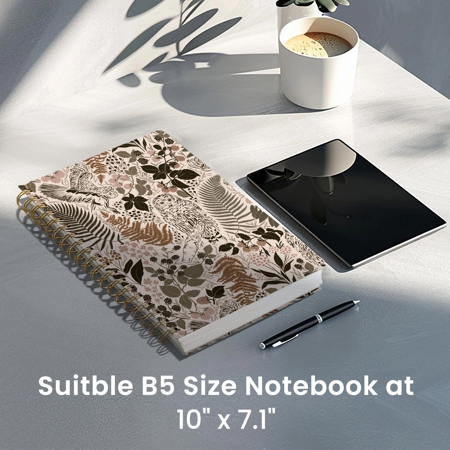 Spiral Notebook B5 Spiral - Lined 300 Pages
