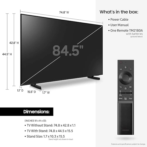 UN85AU8000FXZA - 85 inch