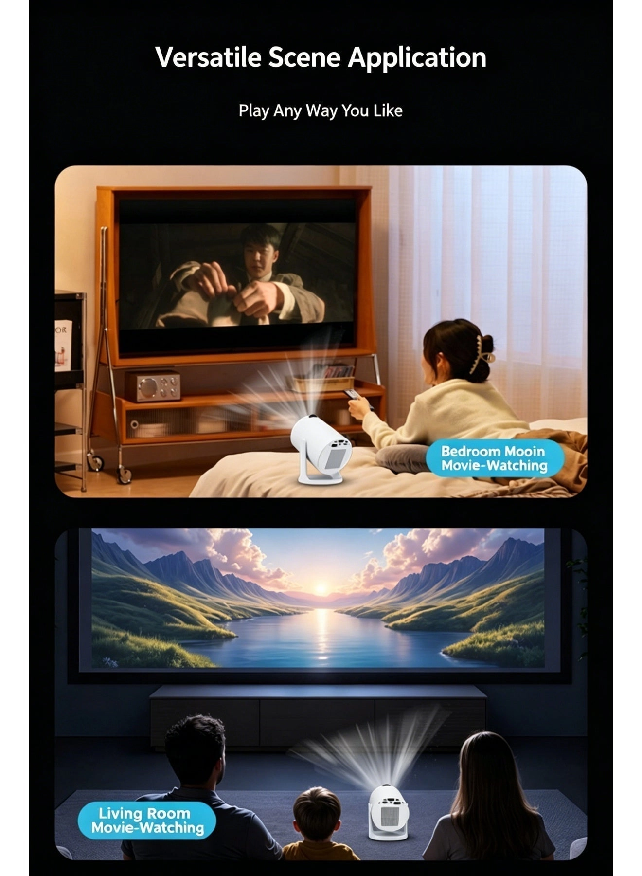 Ultra HD Series HY300Pro+S2 3000 lm