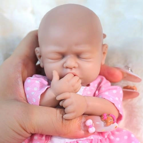 Olivia Reborn Baby Doll - 7 inch Silicone Baby Girl Ages 3+
