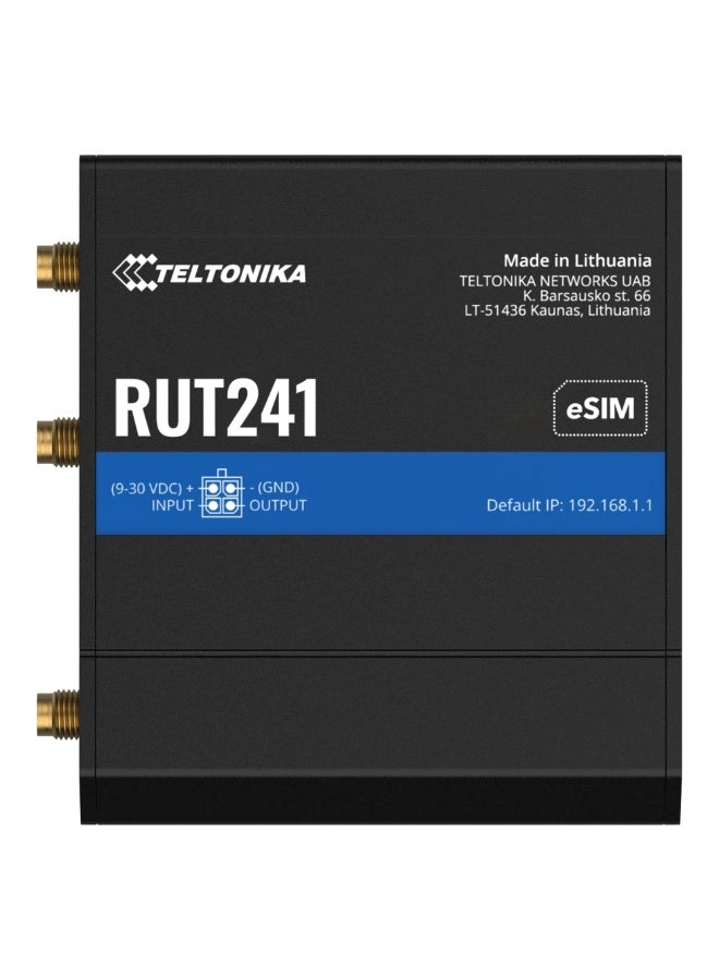 RUT241 - 4G LTE 802.11b/g/n 150 Mbps/50 Mbps