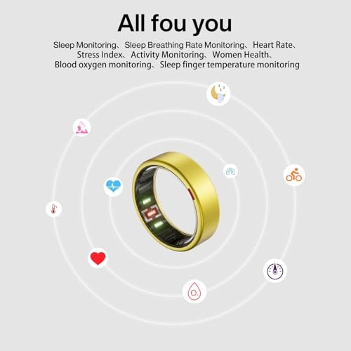 Gen 2 Smart Ring - 24/7 Health Monitoring Heart Rate Sleep