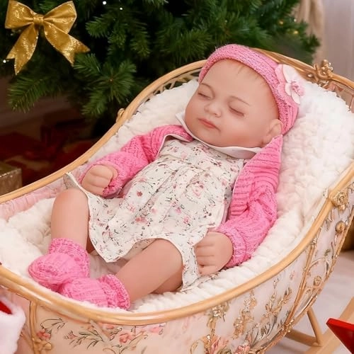 Reborn Baby Doll - 10 inch Silicone Girl Ages 3+ Gift Set