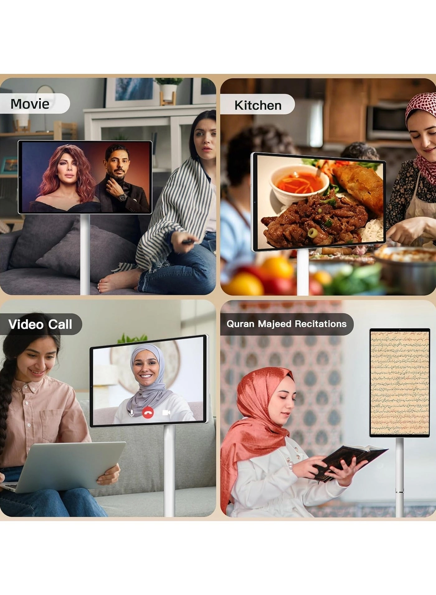 Smart Movable Touch Screen Display - 32 in 4K