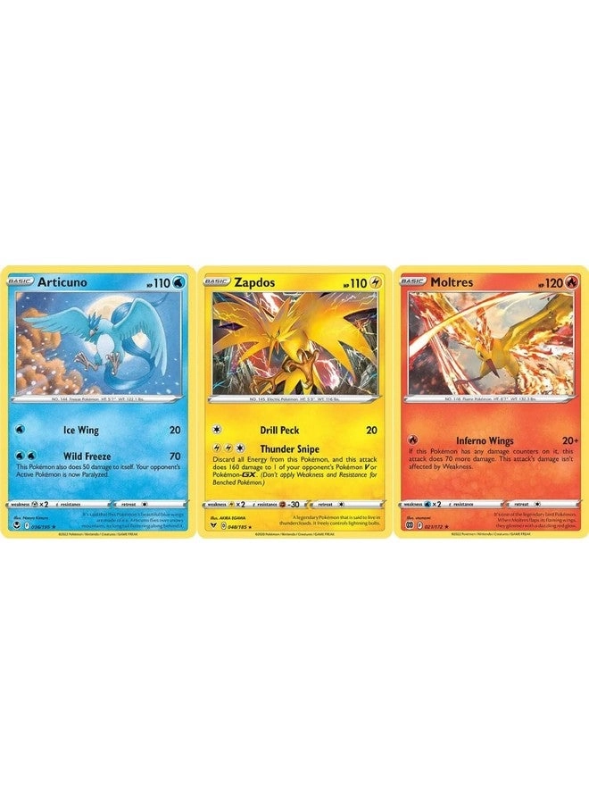 Articuno + Zapdos + Moltres - Silver Tempest 3pcs