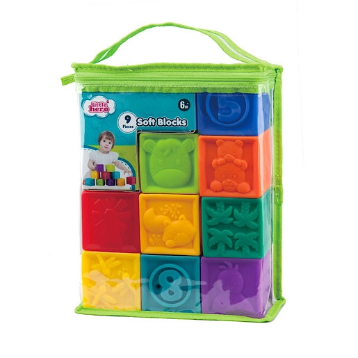 Little Hero Soft Blocks - 9 pcs