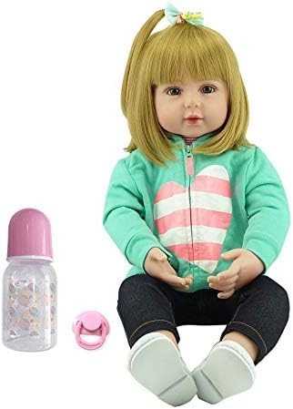 iCradle Reborn Baby Doll - 18 inch Soft Body Vinyl Silicone Ages 3+