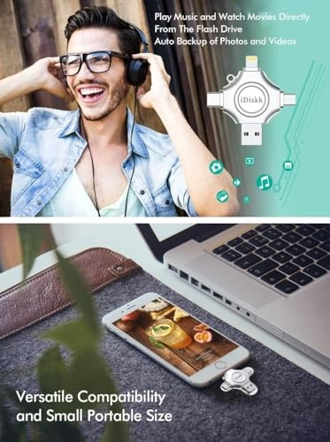 Photo Stick - USB 3.0 Lightning USB-C 128GB