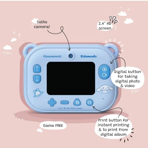 P Cinnamoroll - Instant Print 32GB Digital Camera Video Camcorder