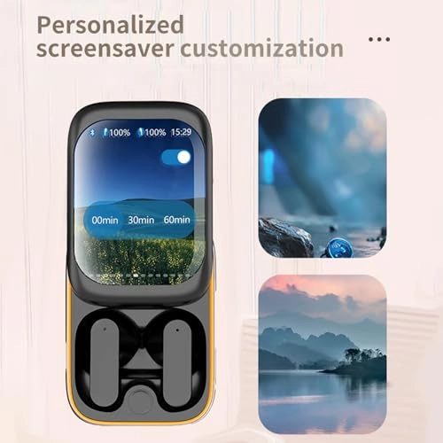 Touch Screen Slider Earphones Wireless Earbud