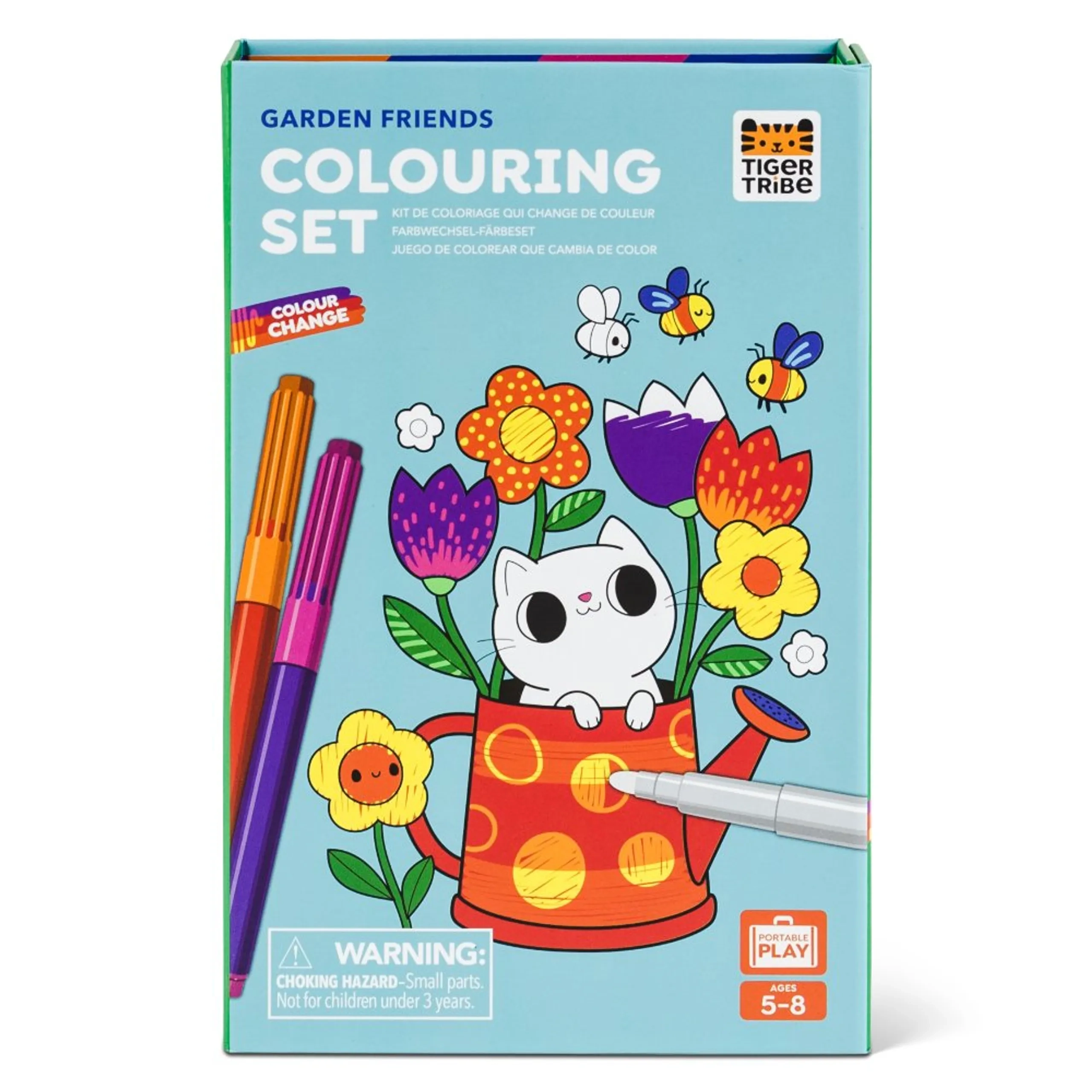 Tiger Tribe Colour Change Colouring Set - 5-8 years