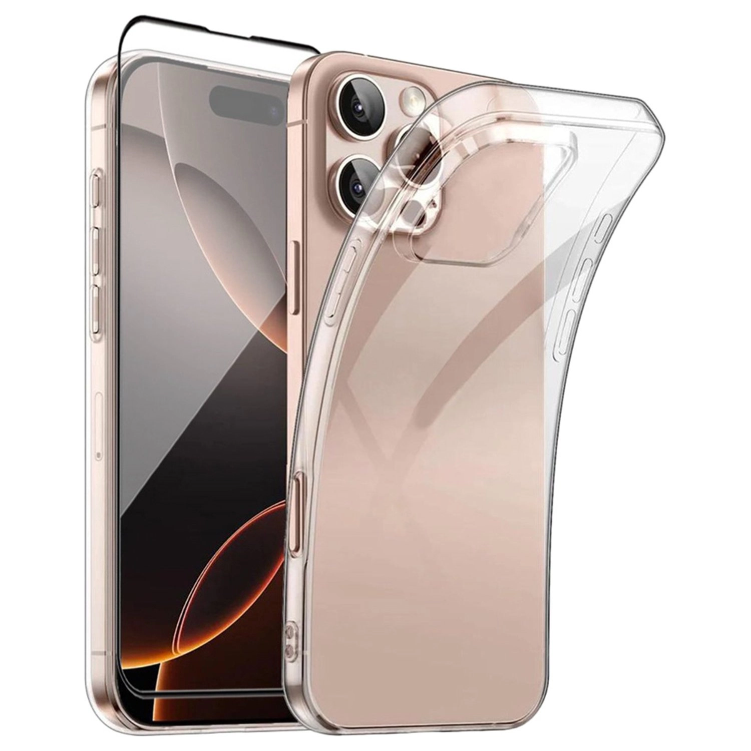 Max & Max Case with Screen Protector for iPhone 16 Pro