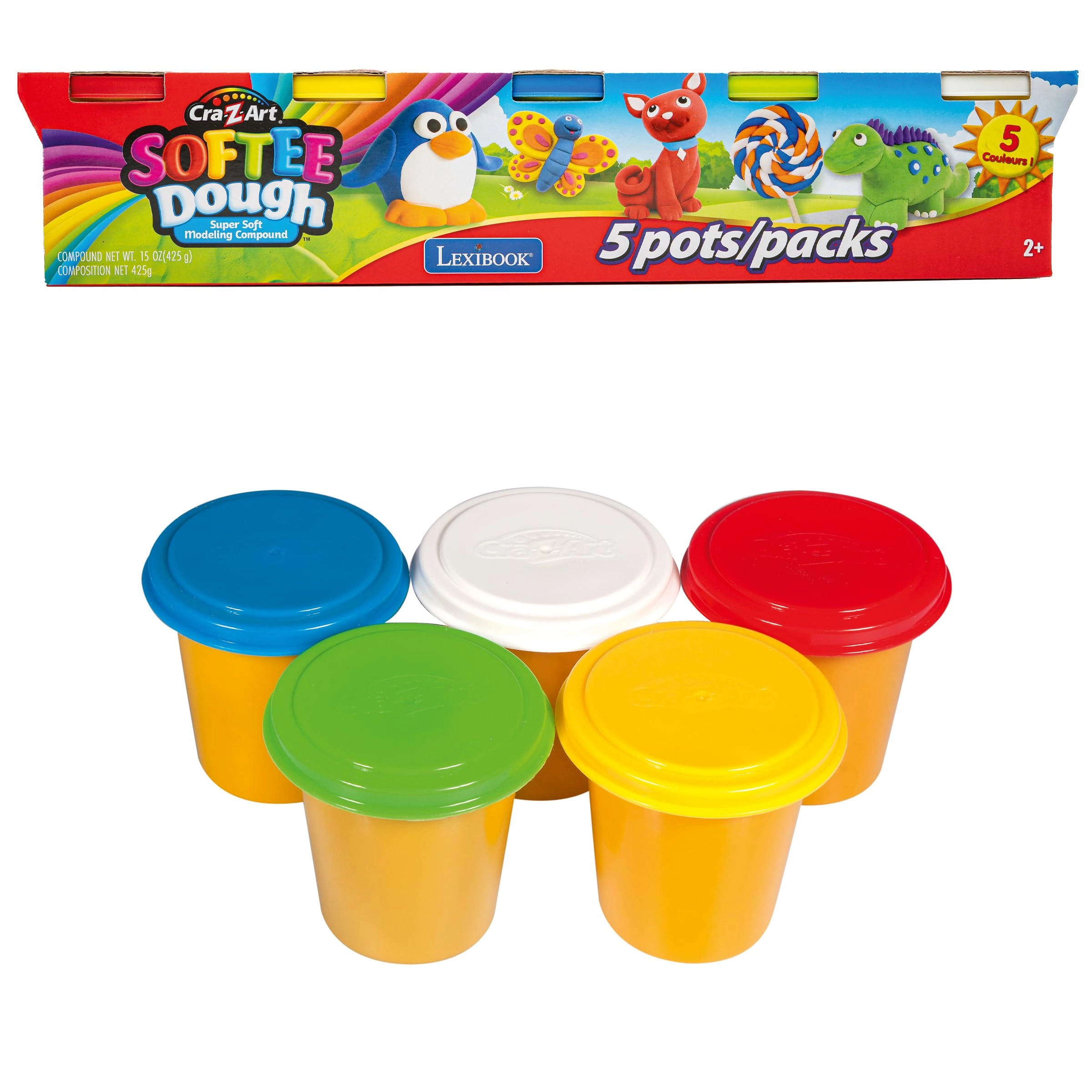 Lexibook Softee Modeling Clay - 2+ 5 pieces