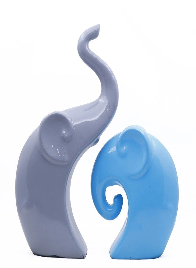 Charm Elephant Couple - Polyresin