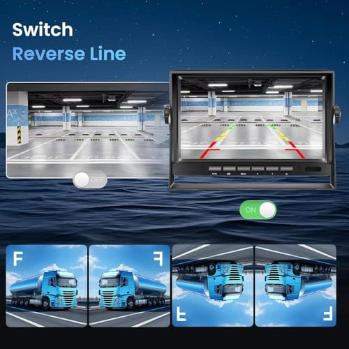 Reversing Camera - Night vision 1280*720P + 7 Inch Monitor - Wired