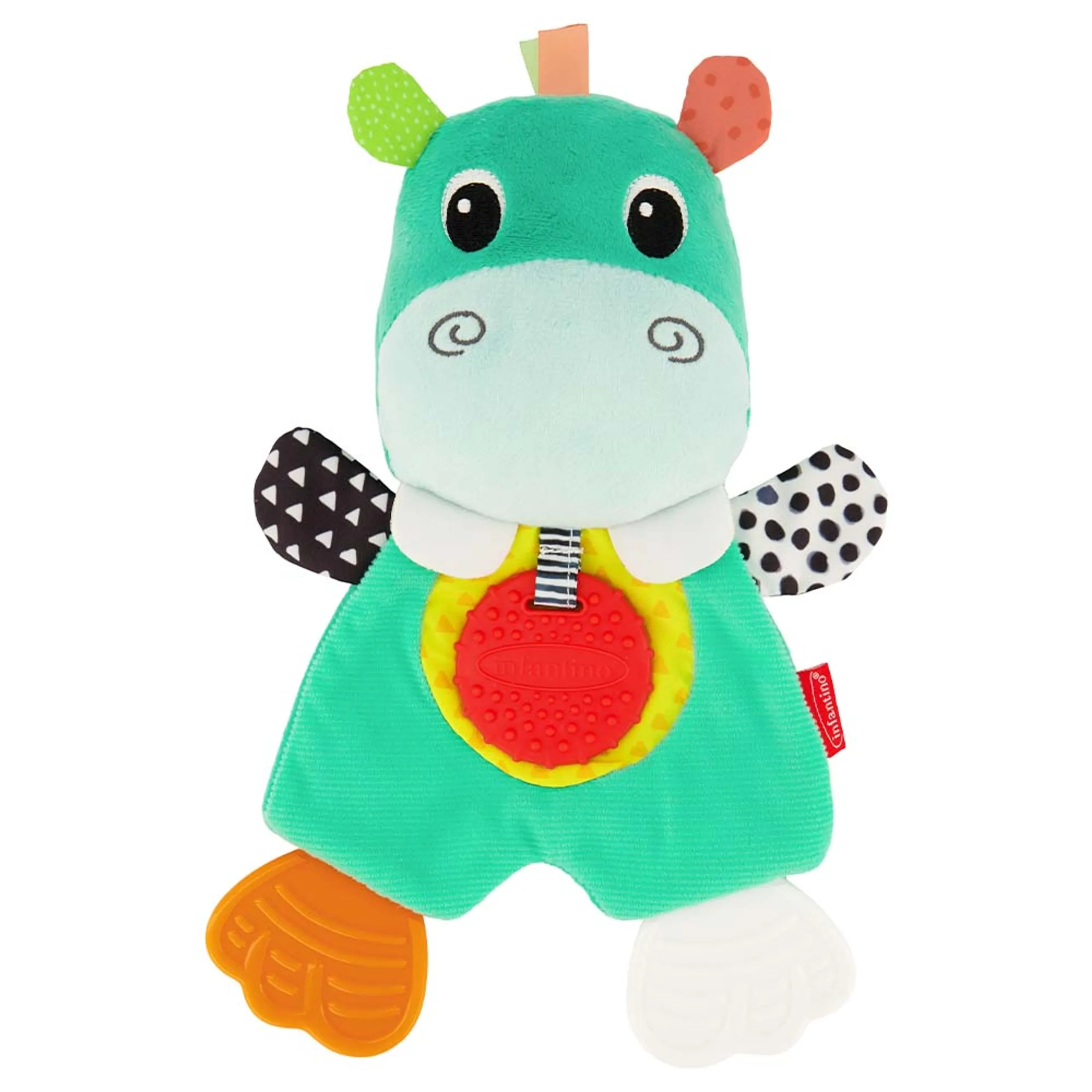 Infantino Cuddly Hippo - Silicon