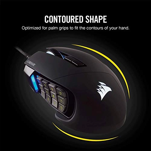 Scimitar Pro RGB Optical MMO Gaming Mouse - USB