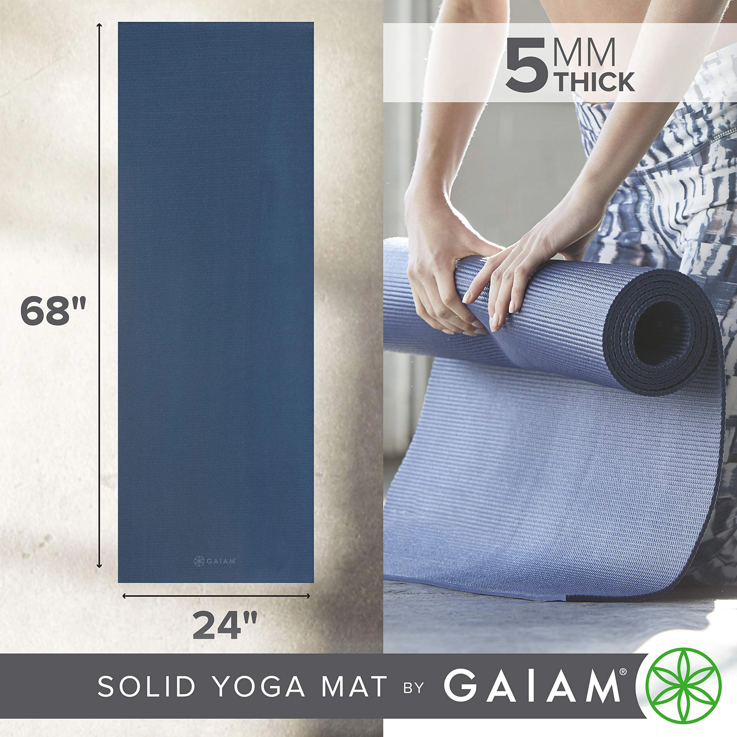 Yoga Mat - Polyvinyl Chloride 5mm