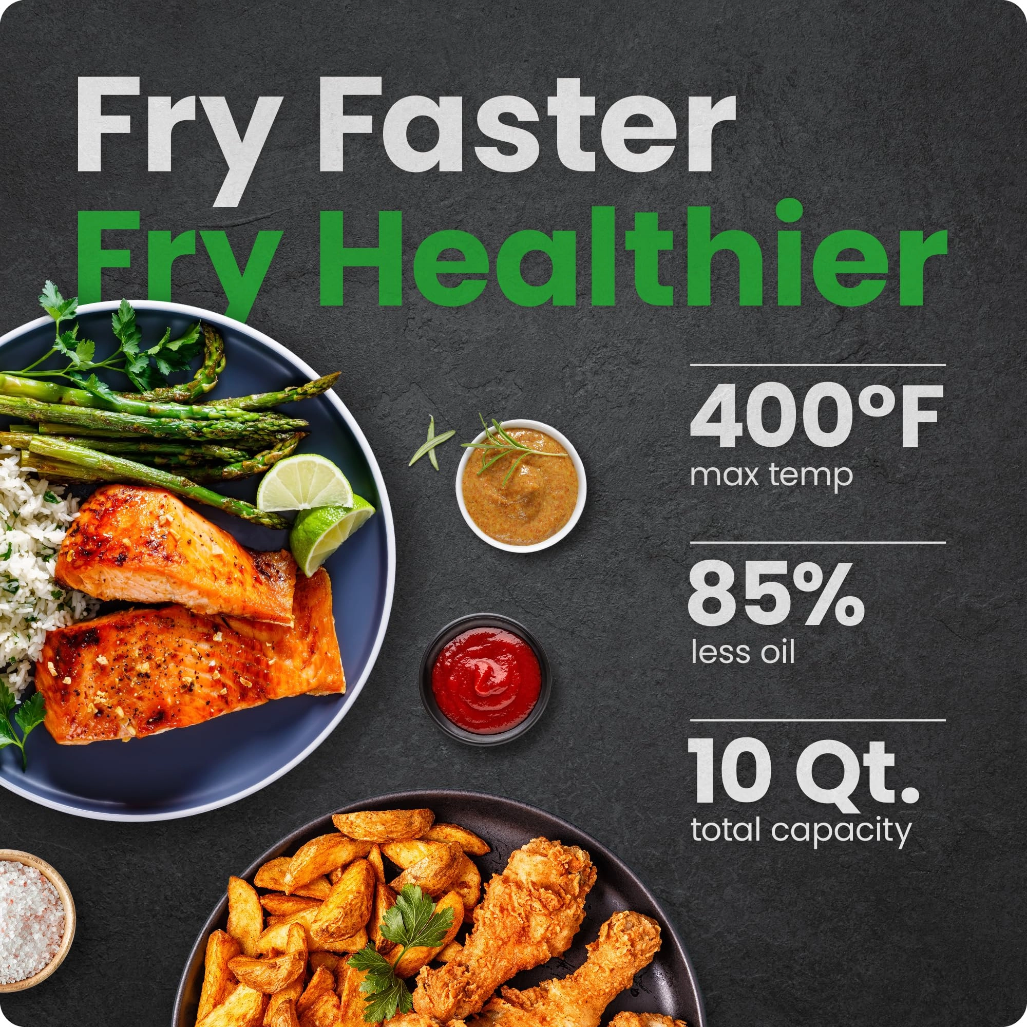 Multifunctional Digital Air Fryer+ XL RJ38-10-RDO-V2-UK