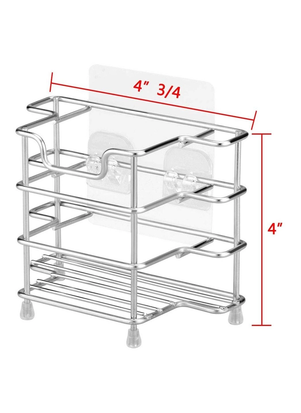 Wall Mount Toothbrush Holder - 3 Slots Wallmount / Countertop